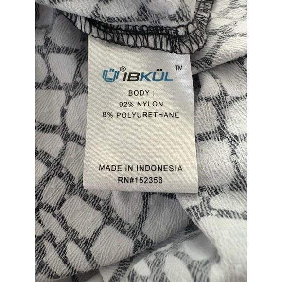 IBKUL 1/4 Zip Shirt Size Large Black Gray UPF 50 Golf Performance Pickleball - Picture 7 of 15